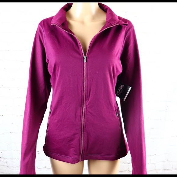 VS Victoria Sport Full Zip Track Jacket Black orch - Picture 2 of 7